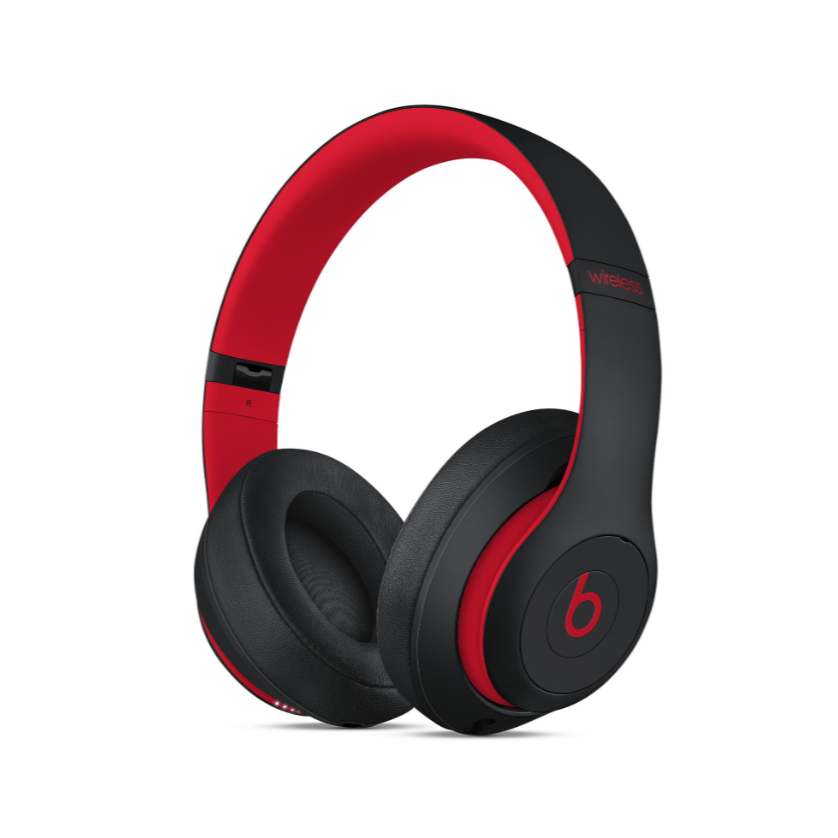 Beats By Dr. Dre Studio 3 Wireless Over- Ear Kopfhörer Schwarz Decade Collection Defiant Black/Red