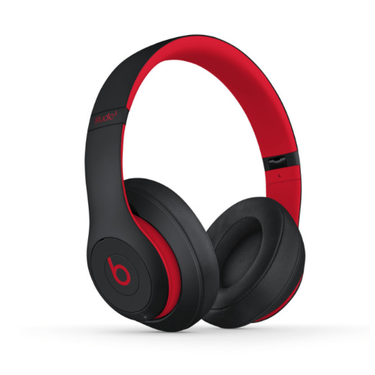 Beats By Dr. Dre Studio 3 Wireless Over- Ear Kopfhörer Schwarz Decade Collection Defiant Black/Red
